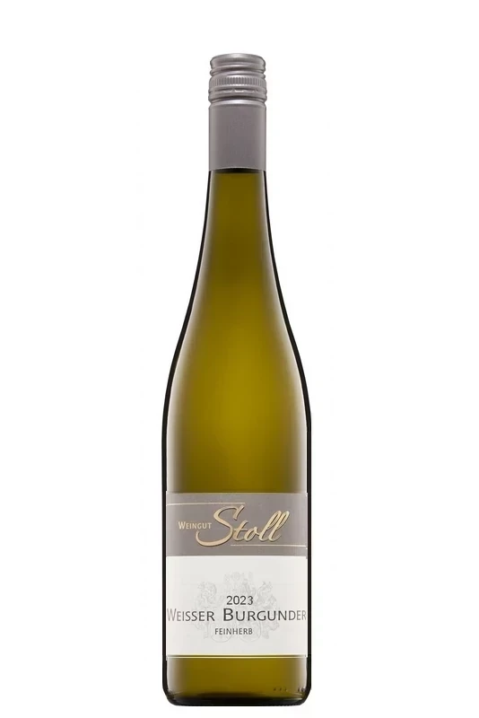 Flasche Weißwein Weißer Burgunder 2023 feinherb